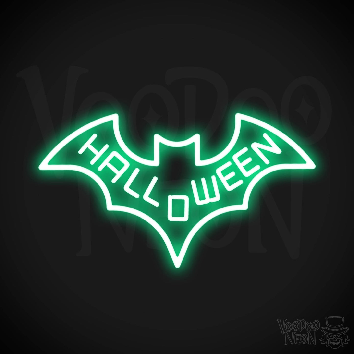 Neon Bat Sign - Bat Neon Sign - Neon Wall Art - Color Green