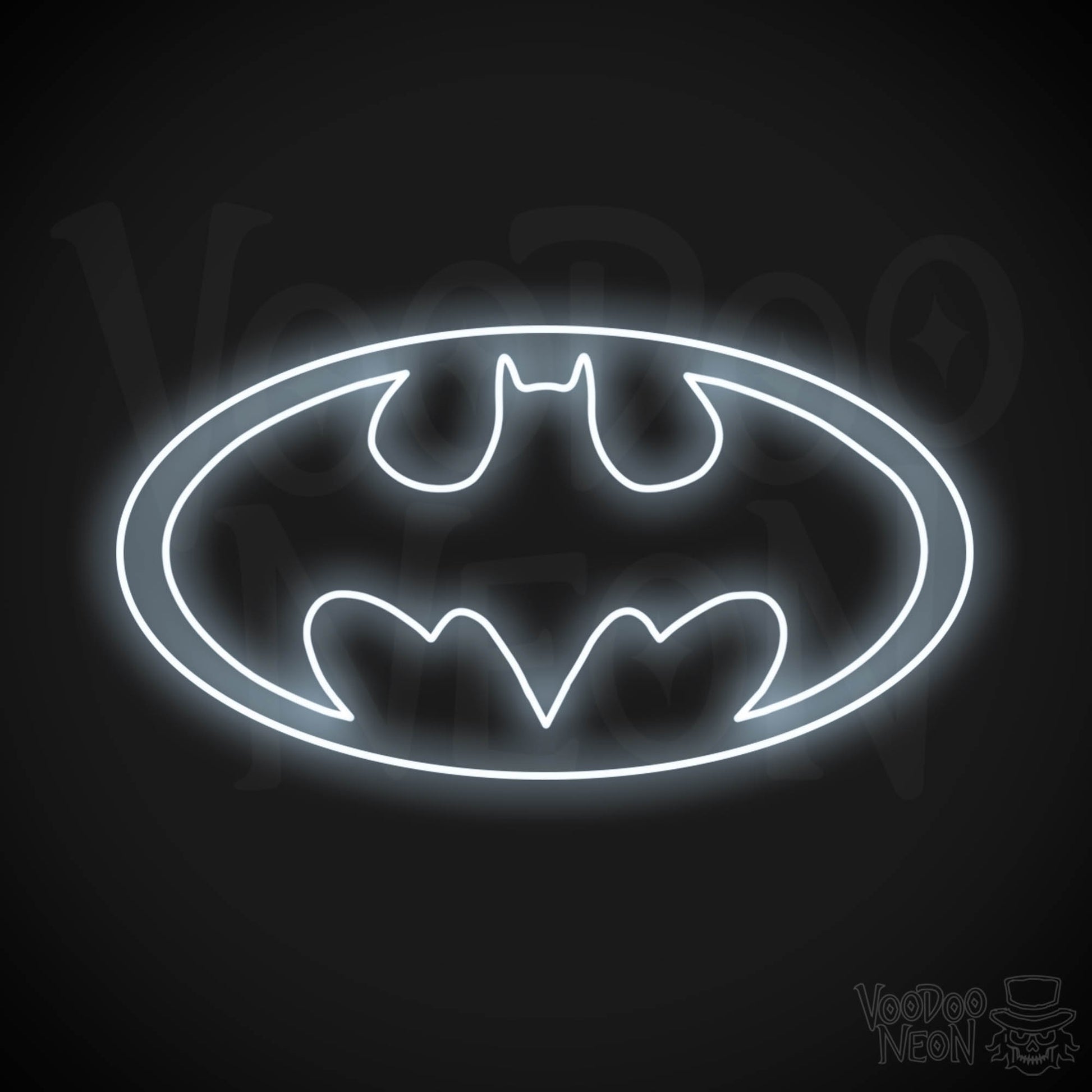 Batman Neon Sign - Batman Sign - Batman Light - Batman Symbol Wall Art - LED Sign - Color Cool White