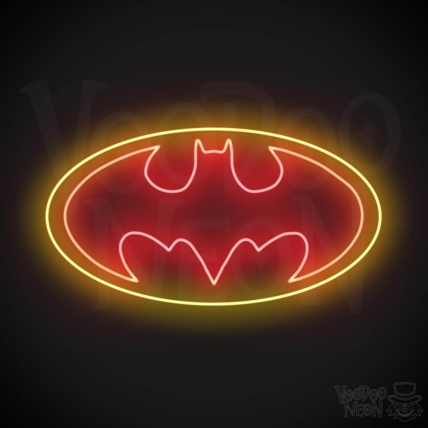 Batman Neon Sign - Batman Sign - Batman Light - Batman Symbol Wall Art - LED Sign - Color Multi-Color