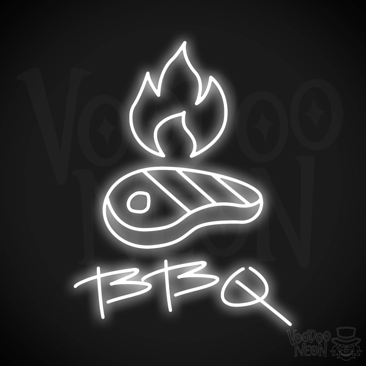 BBQ LED Neon - White
