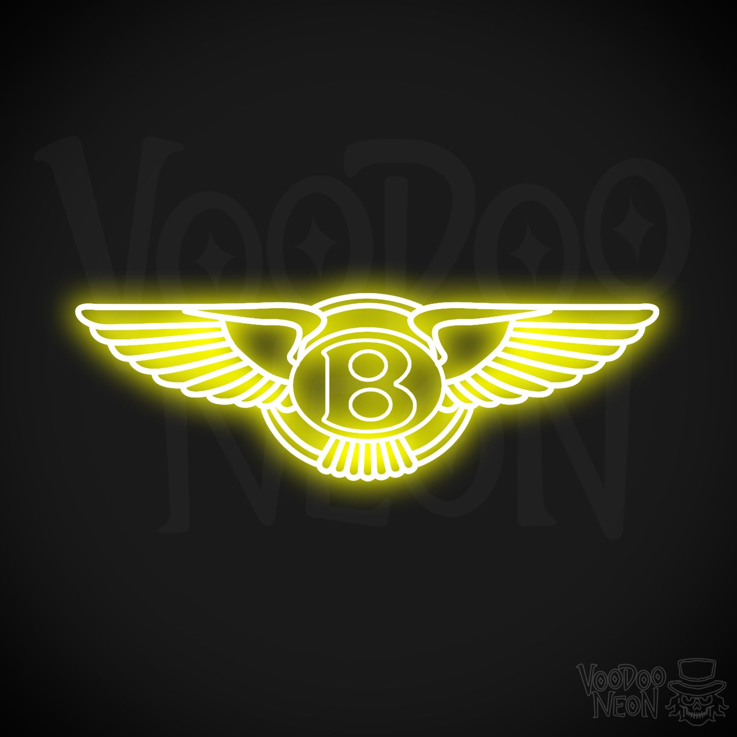 Bently Neon Sign - Bently Sign - Bently Decor - Wall Art - Color Yellow
