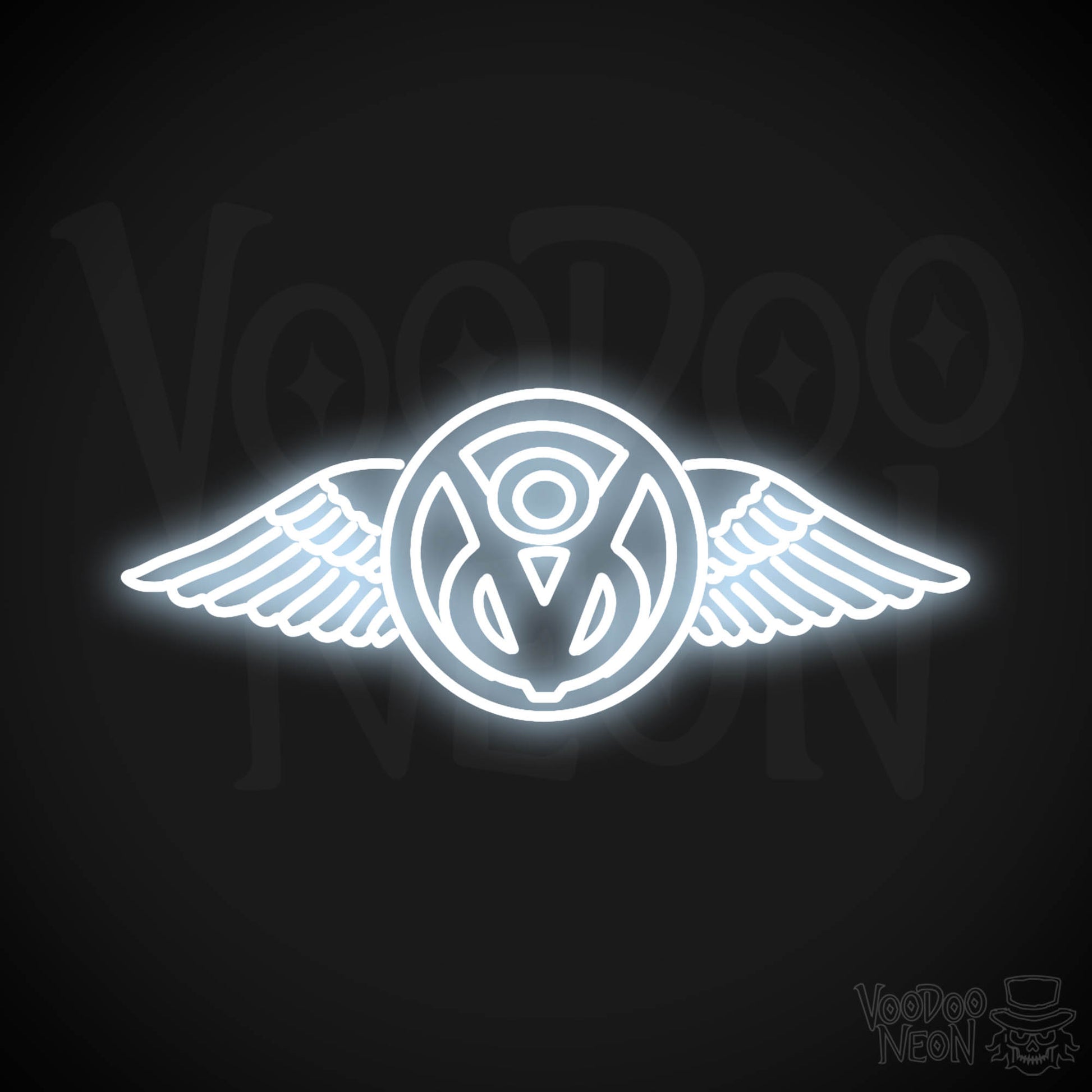 Boss Hoss Cycles Neon Sign - Neon Boss Hoss Cycles Sign - Color Cool White