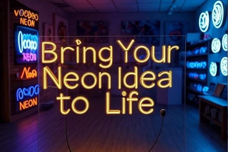 Bring your sign idea to life in neon