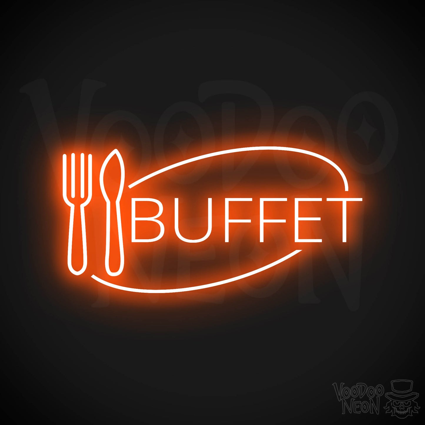 Buffet LED Neon - Orange