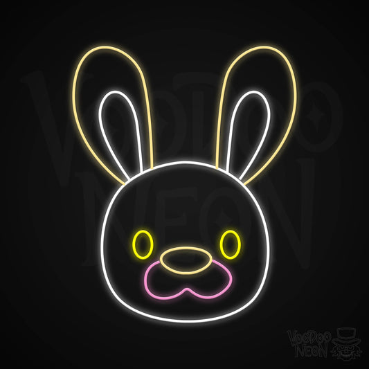 Bunny Neon Sign - Multi-Color - Blackwall