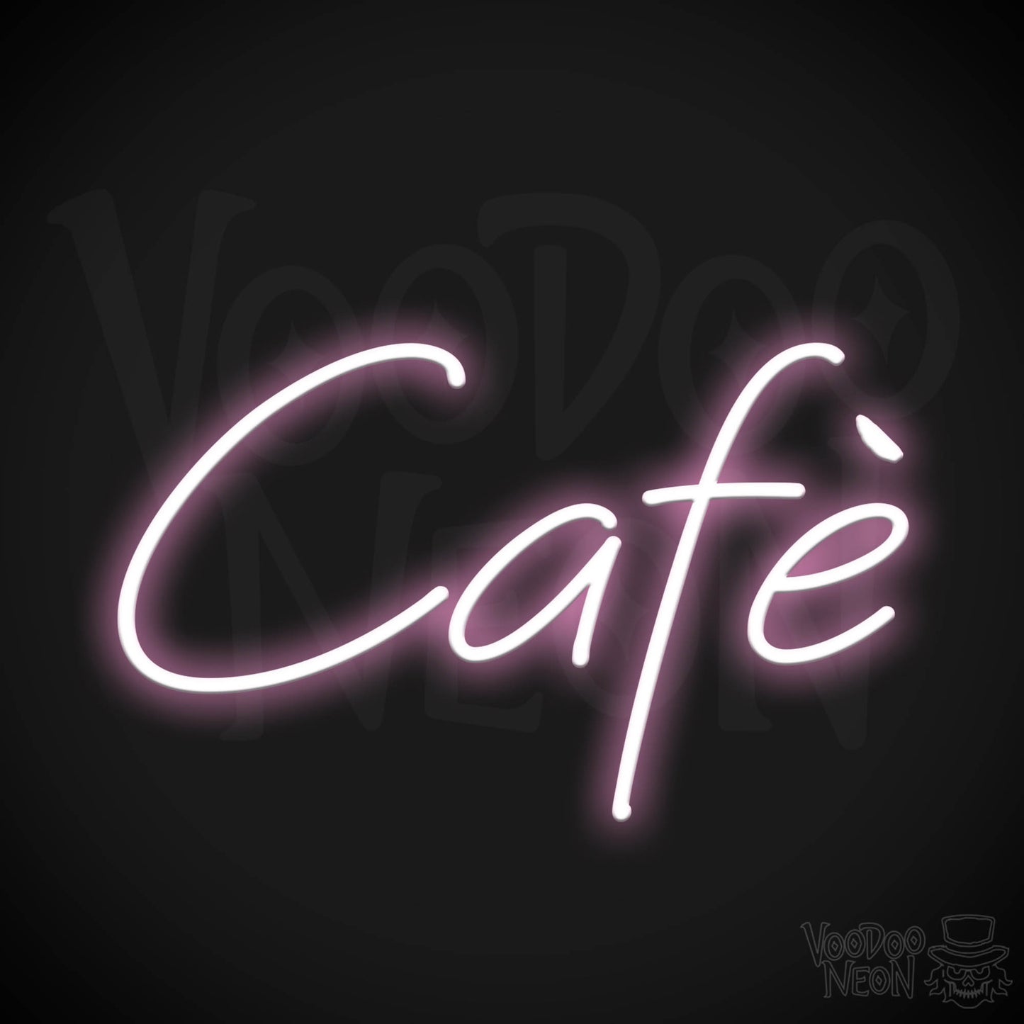 Cafe Neon Sign - Cafe Sign - Neon Cafe Signs - Color Light Pink