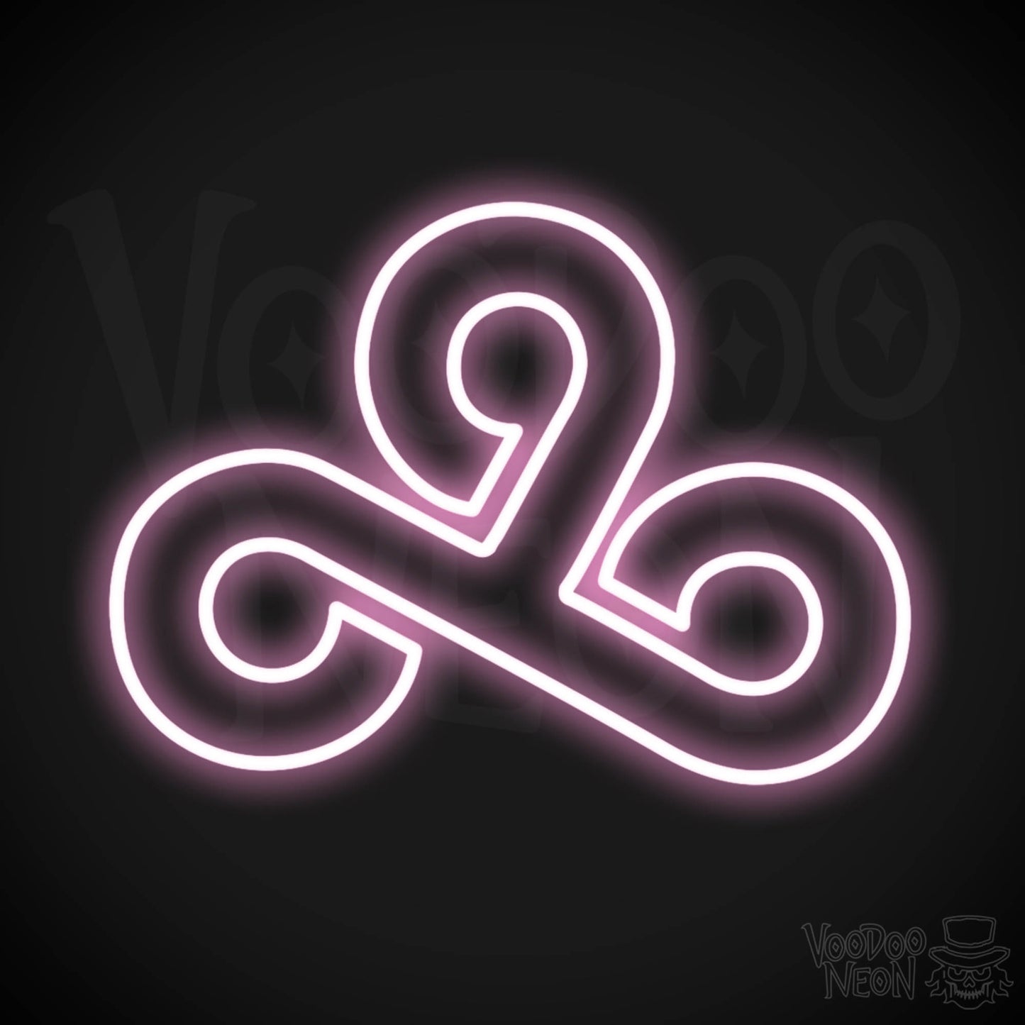 Cloud 9 Neon Sign - Neon Cloud 9 Sign - Cloud 9 Wall Art - Color Light Pink