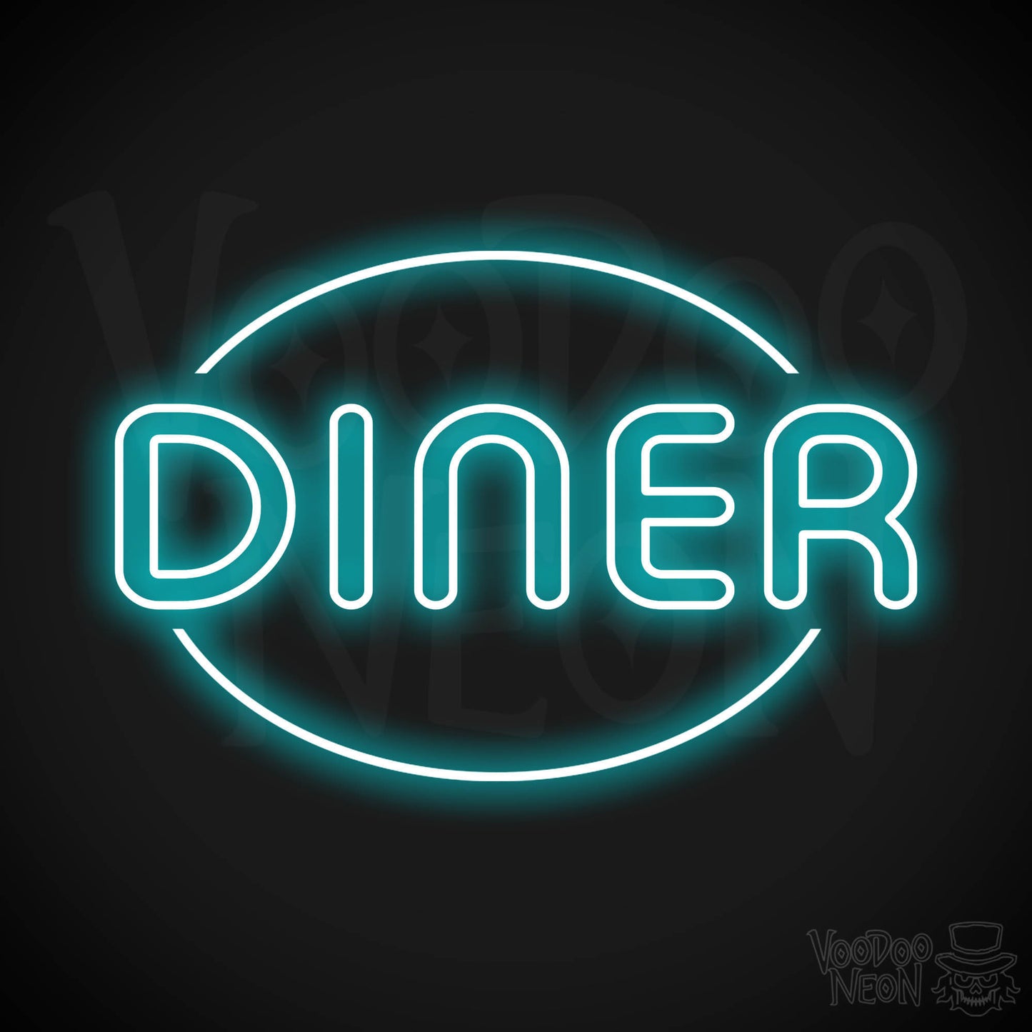Diner LED Neon - Ice Blue