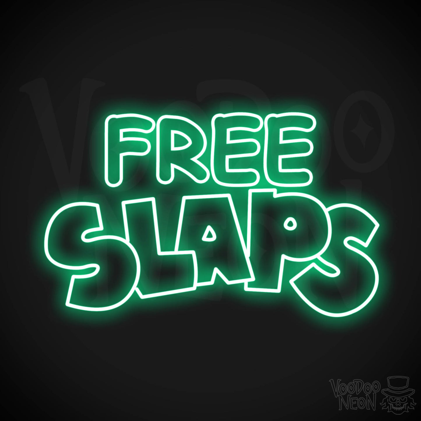 Free Slaps LED Neon - Green
