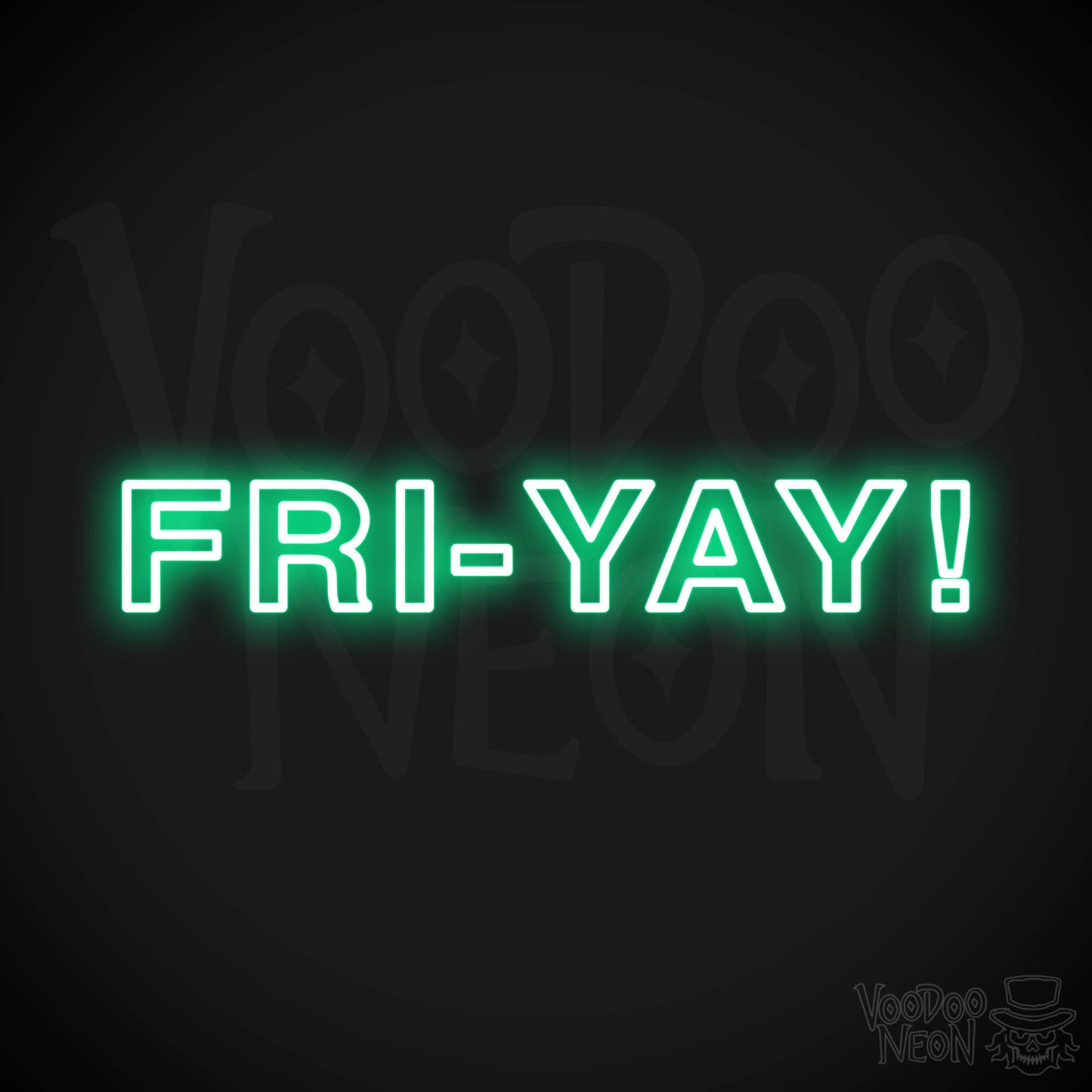 Fri-Yay LED Neon - Green
