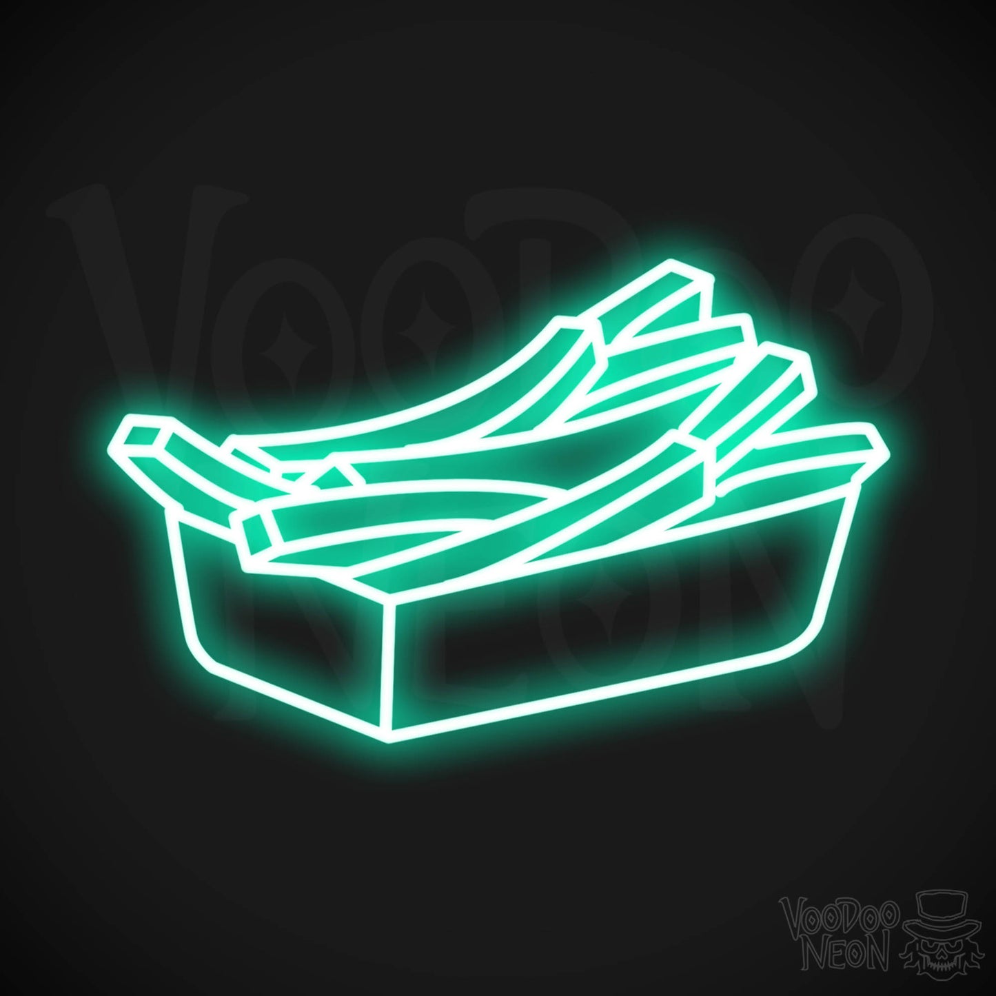 Fries 3 LED Neon - Light Green