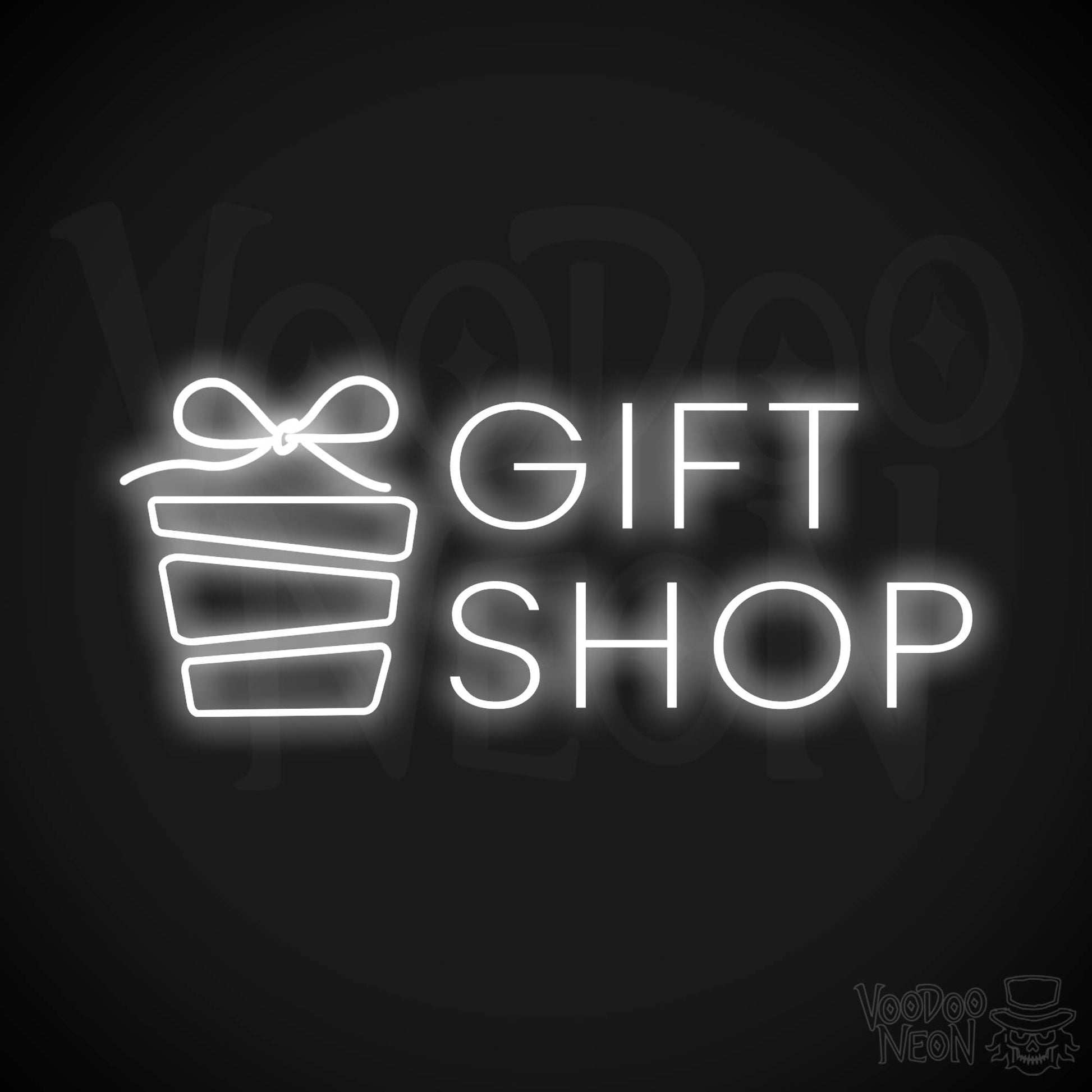Gift Shop LED Neon - White