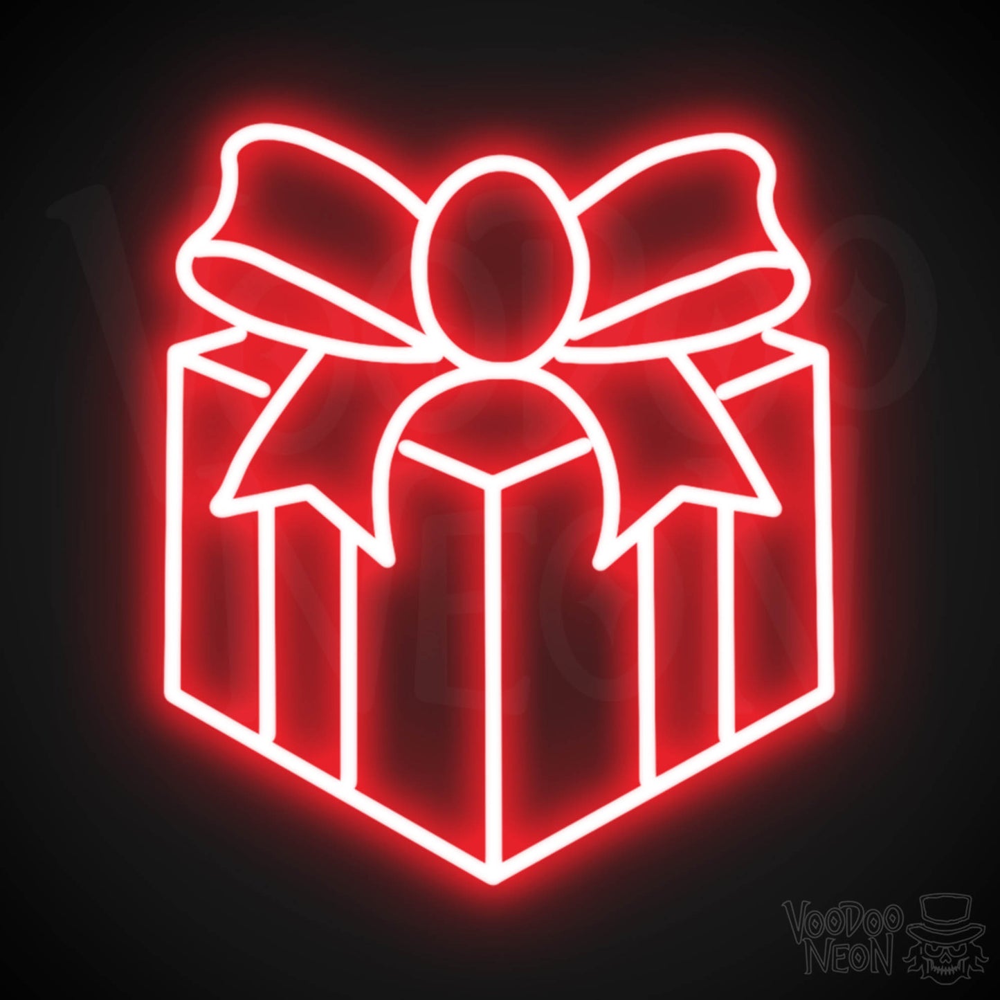 Gifts Neon Sign - Neon Gifts Sign - Wall Art - Color Red