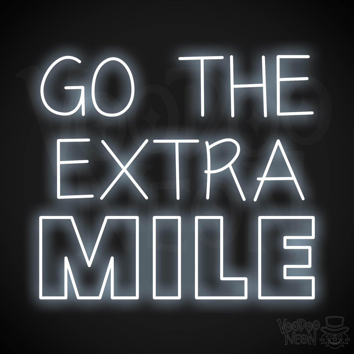 Go The Extra Mile LED Neon - Cool White