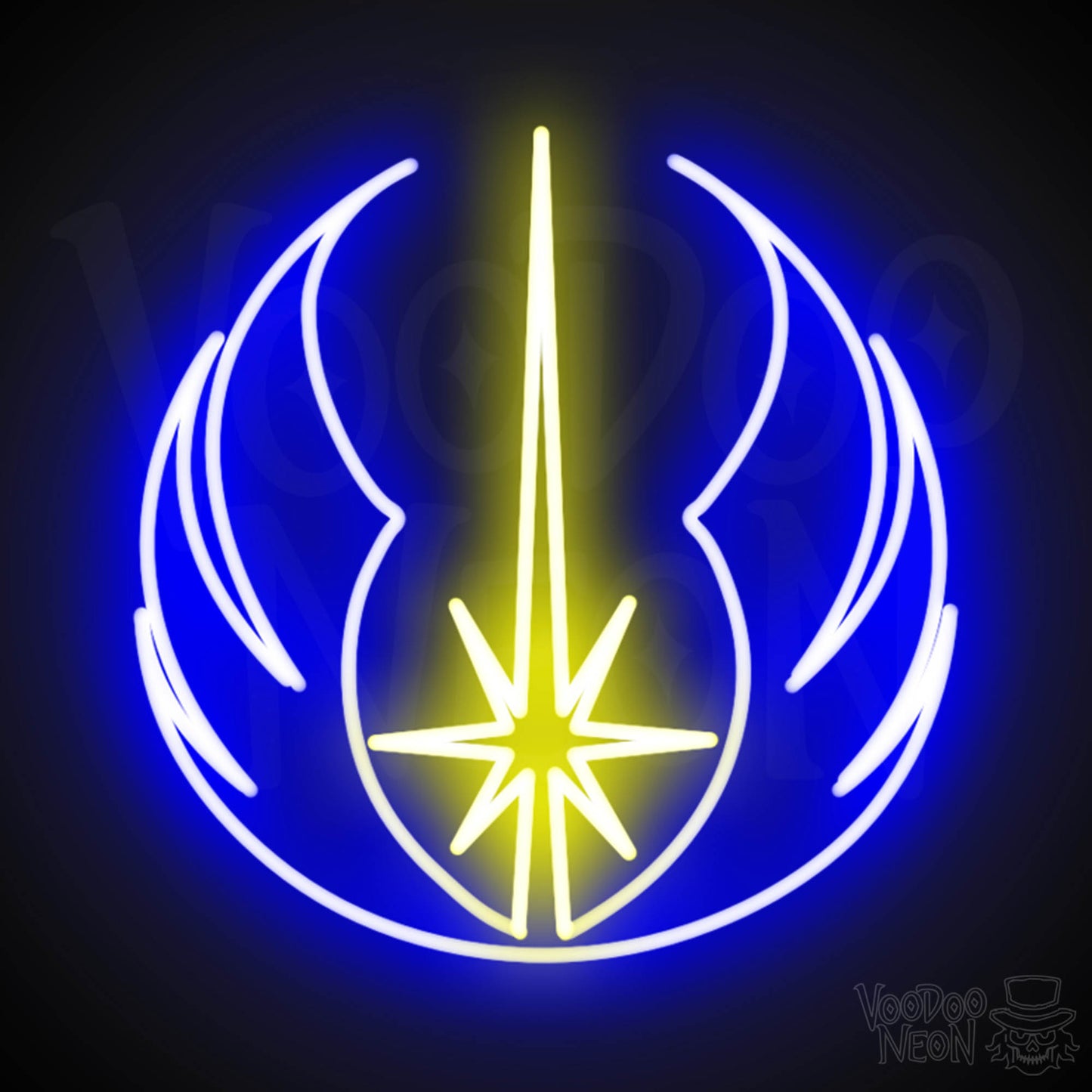 Jedi Neon Sign - Neon Jedi Sign - Jedi Wall Art - Color Multi-Color