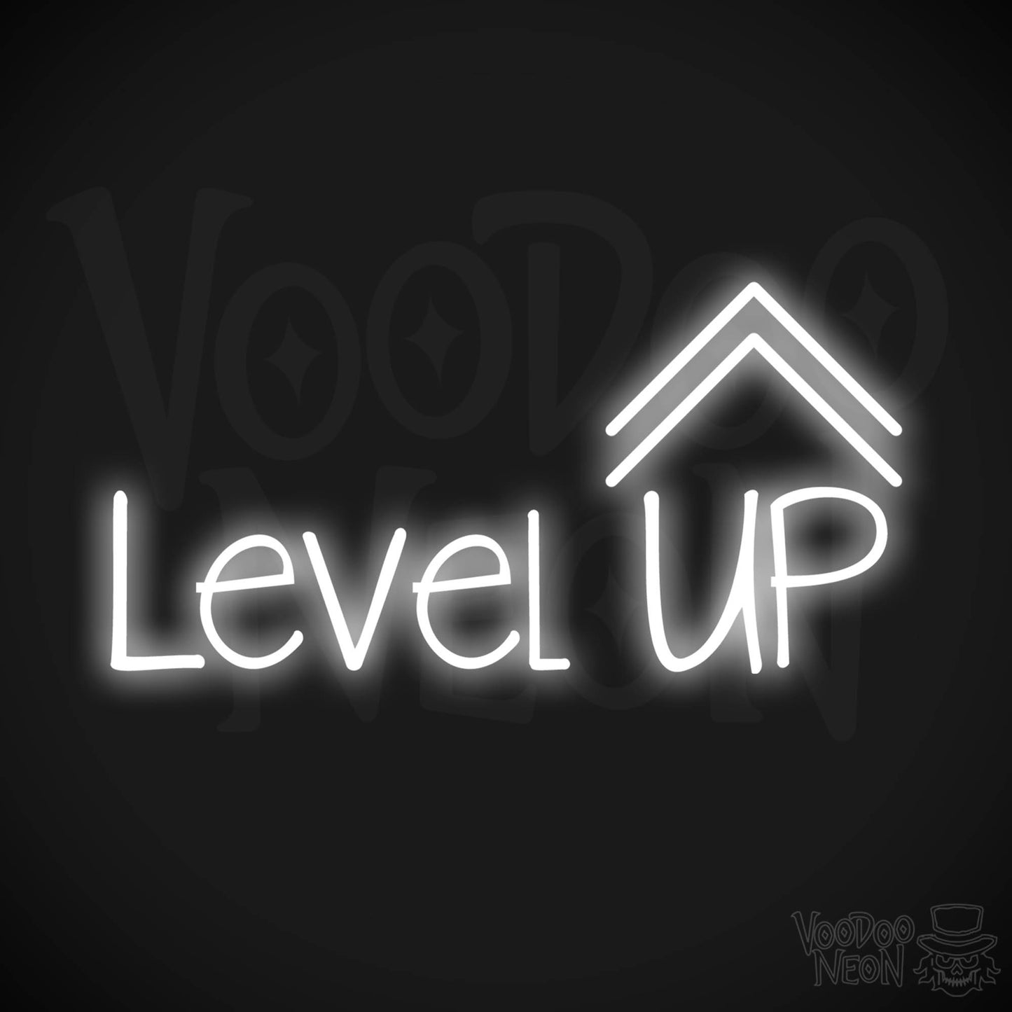 Level Up LED Neon - White