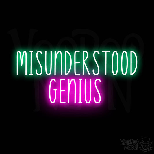 Misunderstood Genius LED Neon - Multi-Color