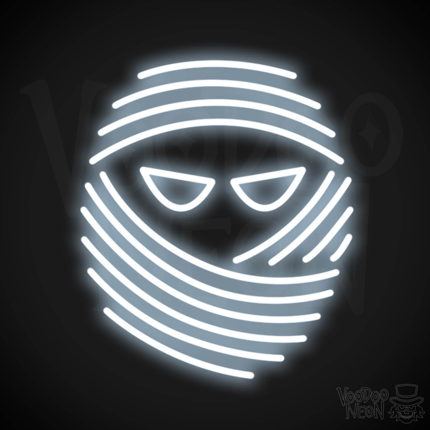 Mummy Neon Sign - Neon Mummy Sign - Color Cool White