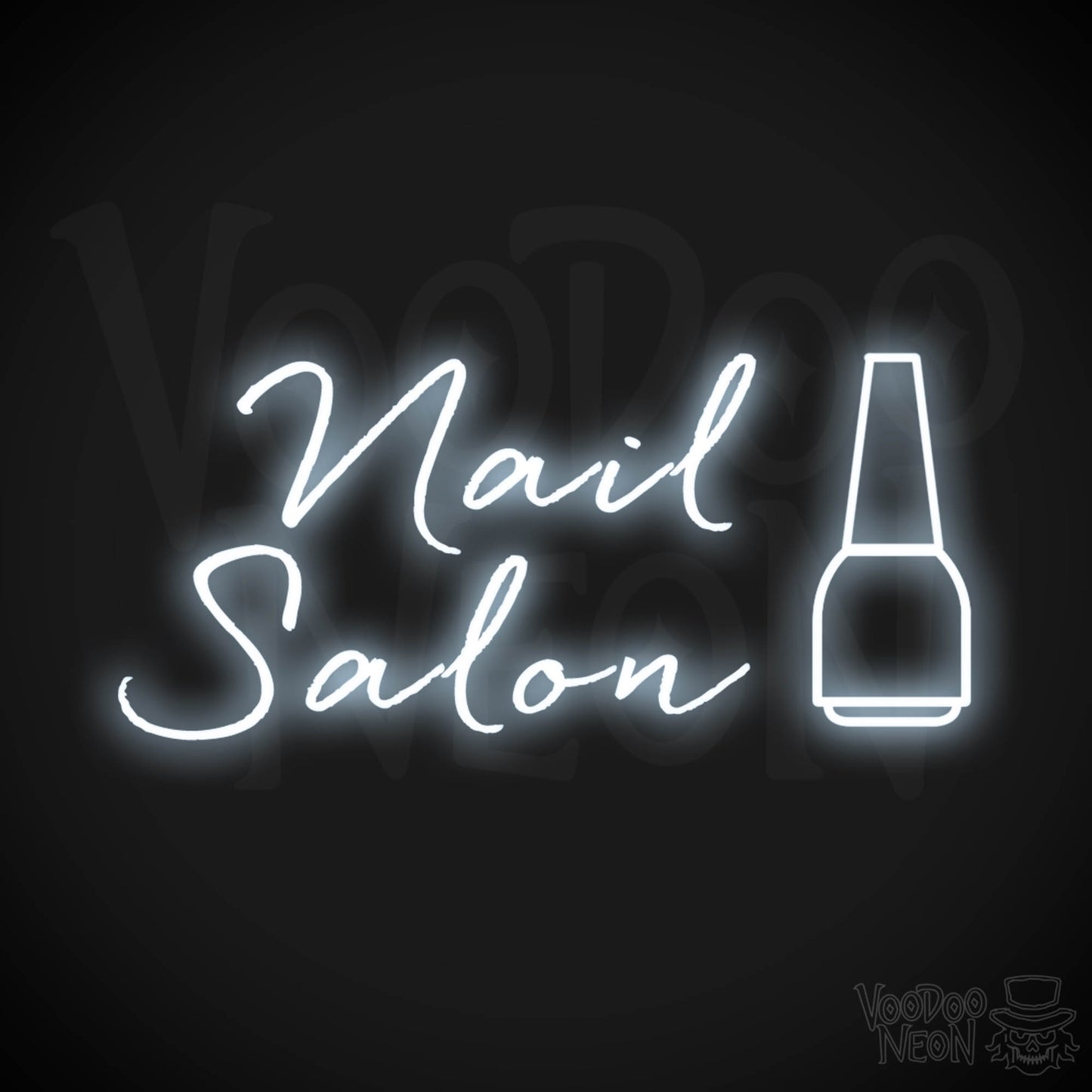 Nail Salon Neon Sign| Nail Salon Sign - LED Neon Wall Art - Color Cool White