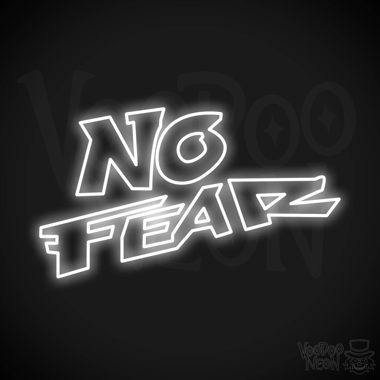 No Fear LED Neon - White