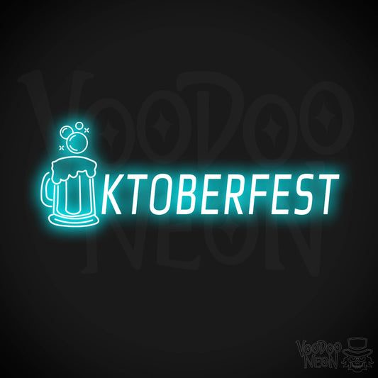 Oktober Fest Neon Sign - Neon Oktober Fest Sign - Color Ice Blue