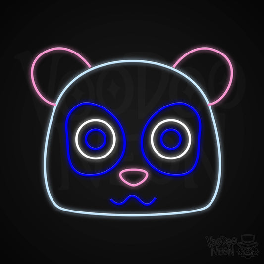 Panda Neon Sign - Multi-Color - Blackwall