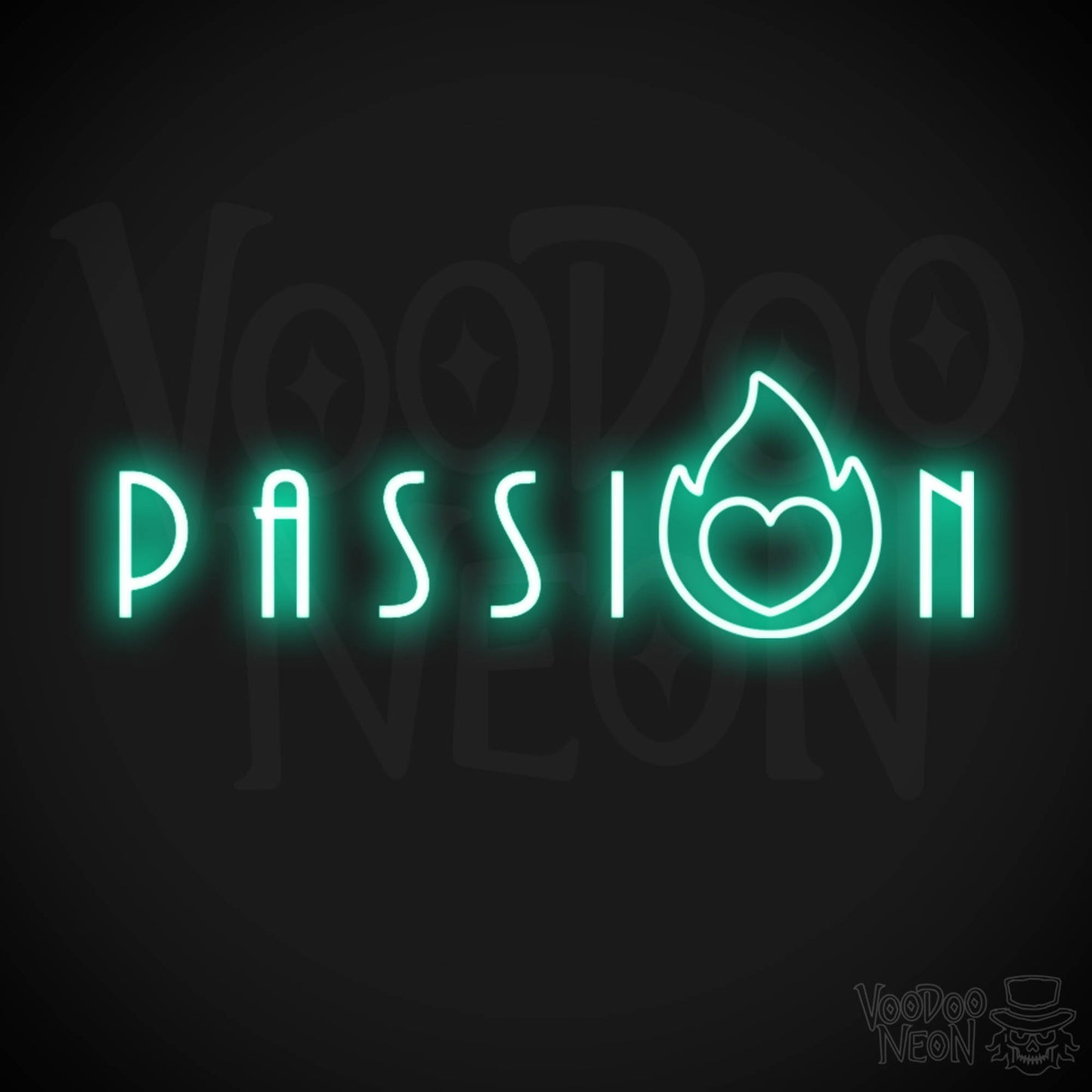Passion Neon Sign - Neon Passion Sign - Color Light Green