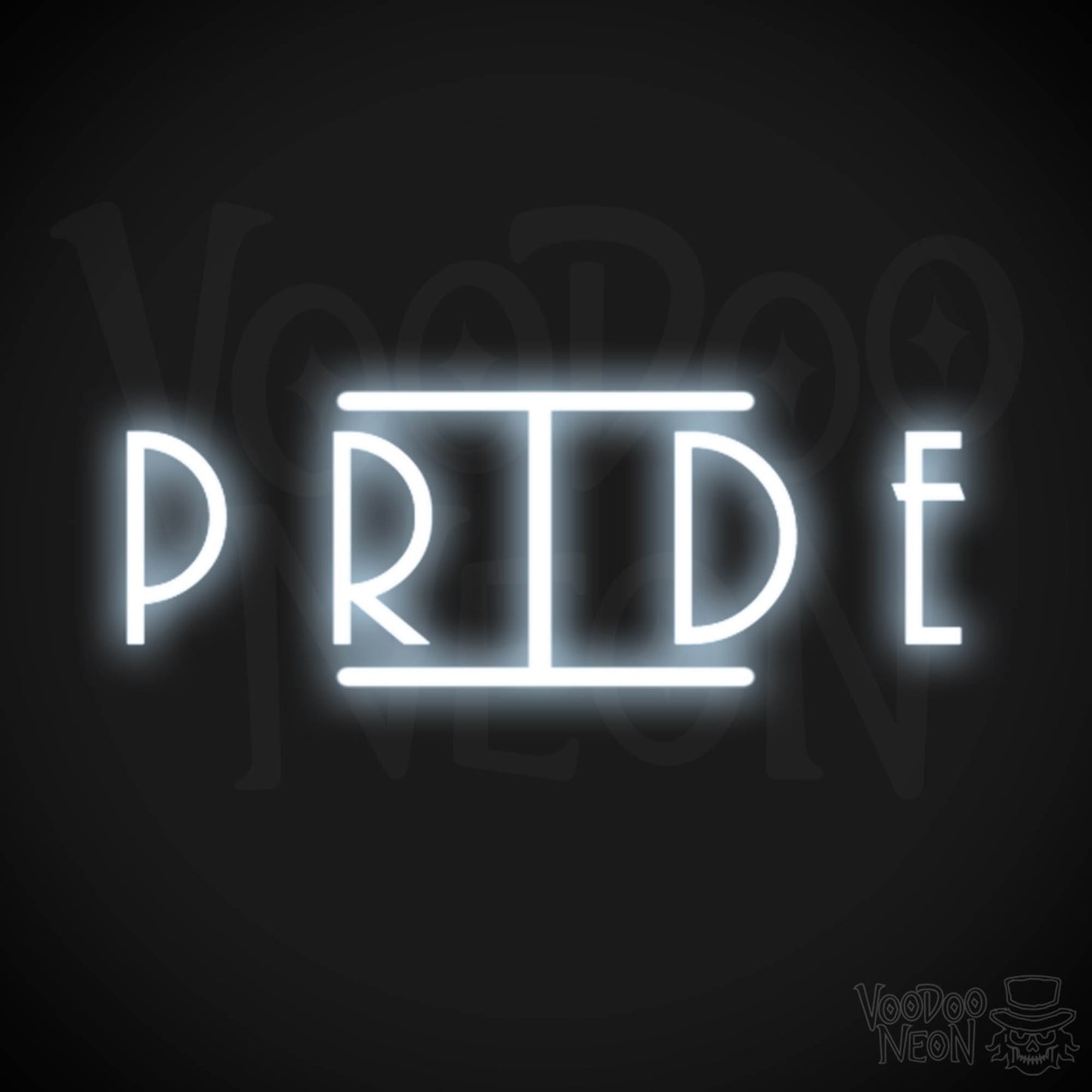 Pride Neon Sign - Neon Pride Sign - Color Cool White