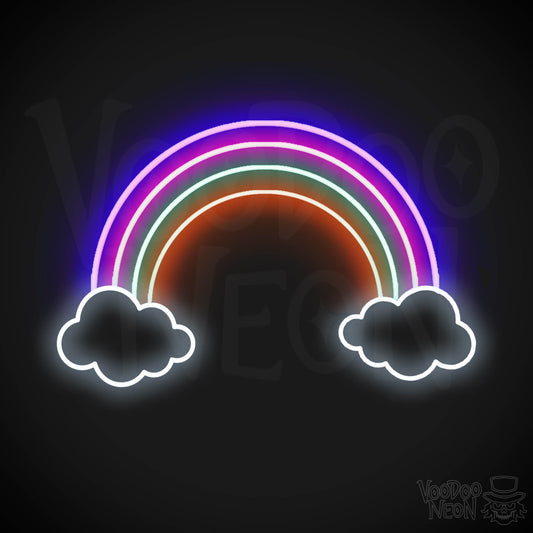 Neon Rainbow Sign - Rainbow Neon Sign - Rainbow LED Wall Art - Color Multi-Color