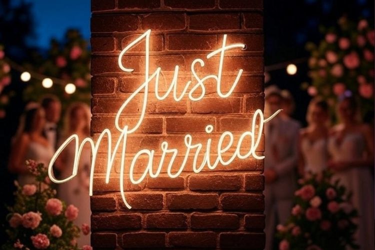 Wedding and event neon signs