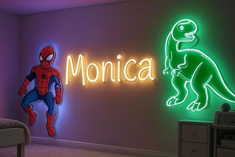 Neon name signs and kids room signs