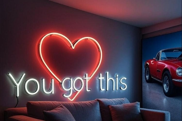 Living room neon signs