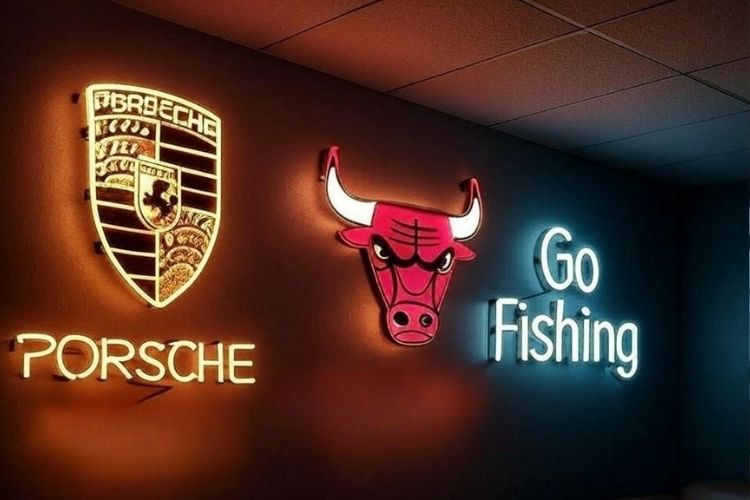 Man-cave neon signs