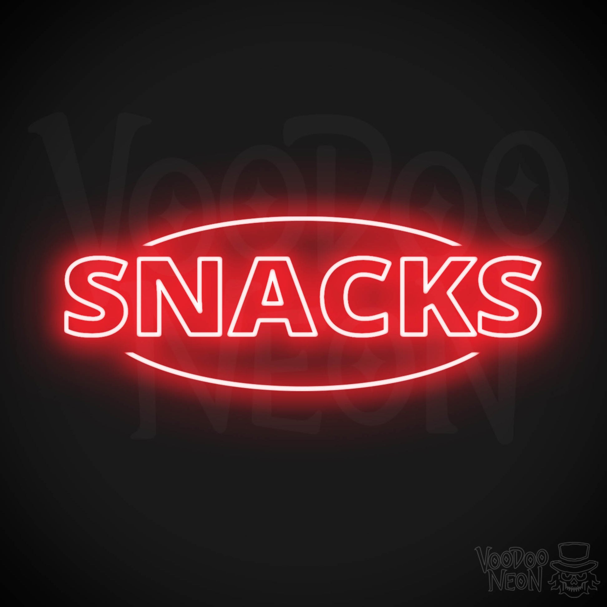 Snacks LED Neon - Red