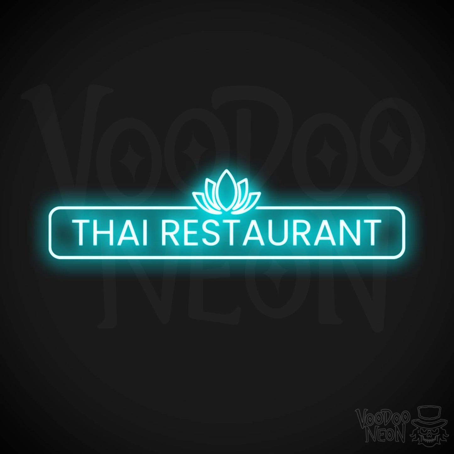Thai Restaurant LED Neon - Ice Blue