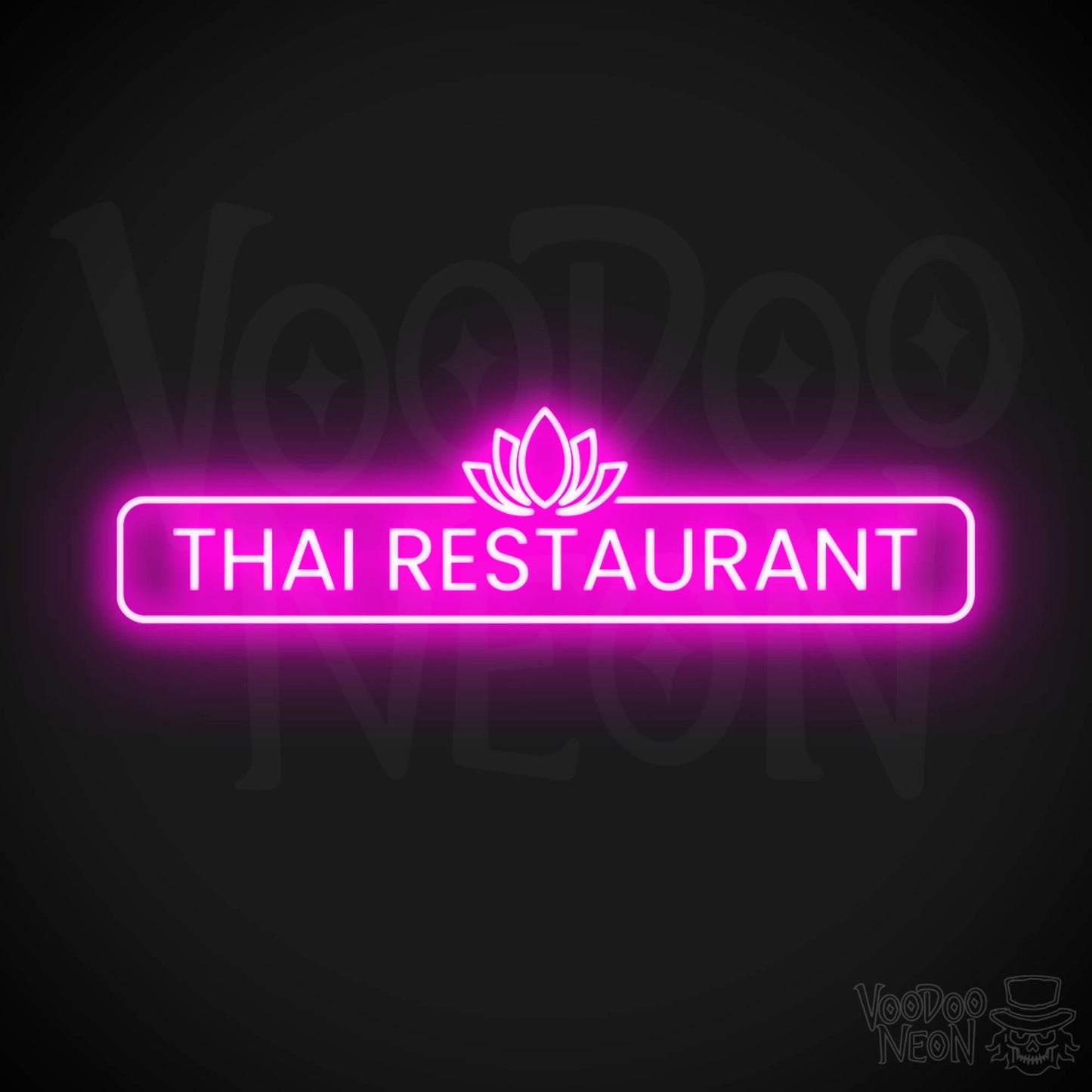 Thai Restaurant LED Neon - Pink