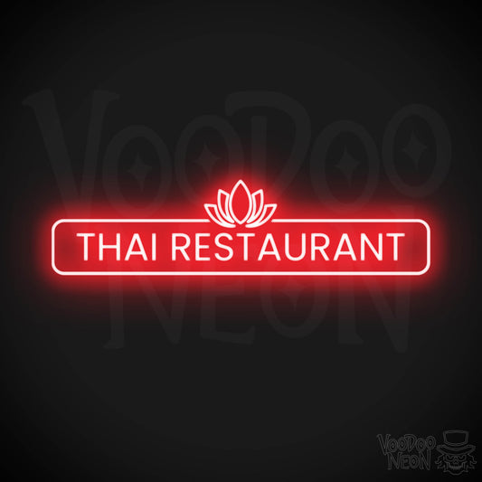 Thai Restaurant LED Neon - Red