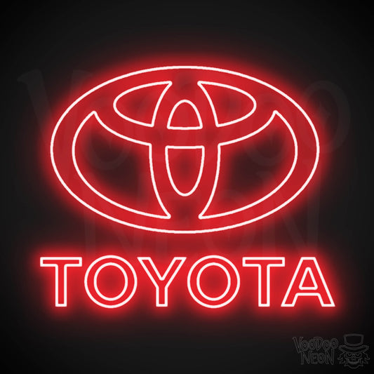 Toyota LED Neon - Red