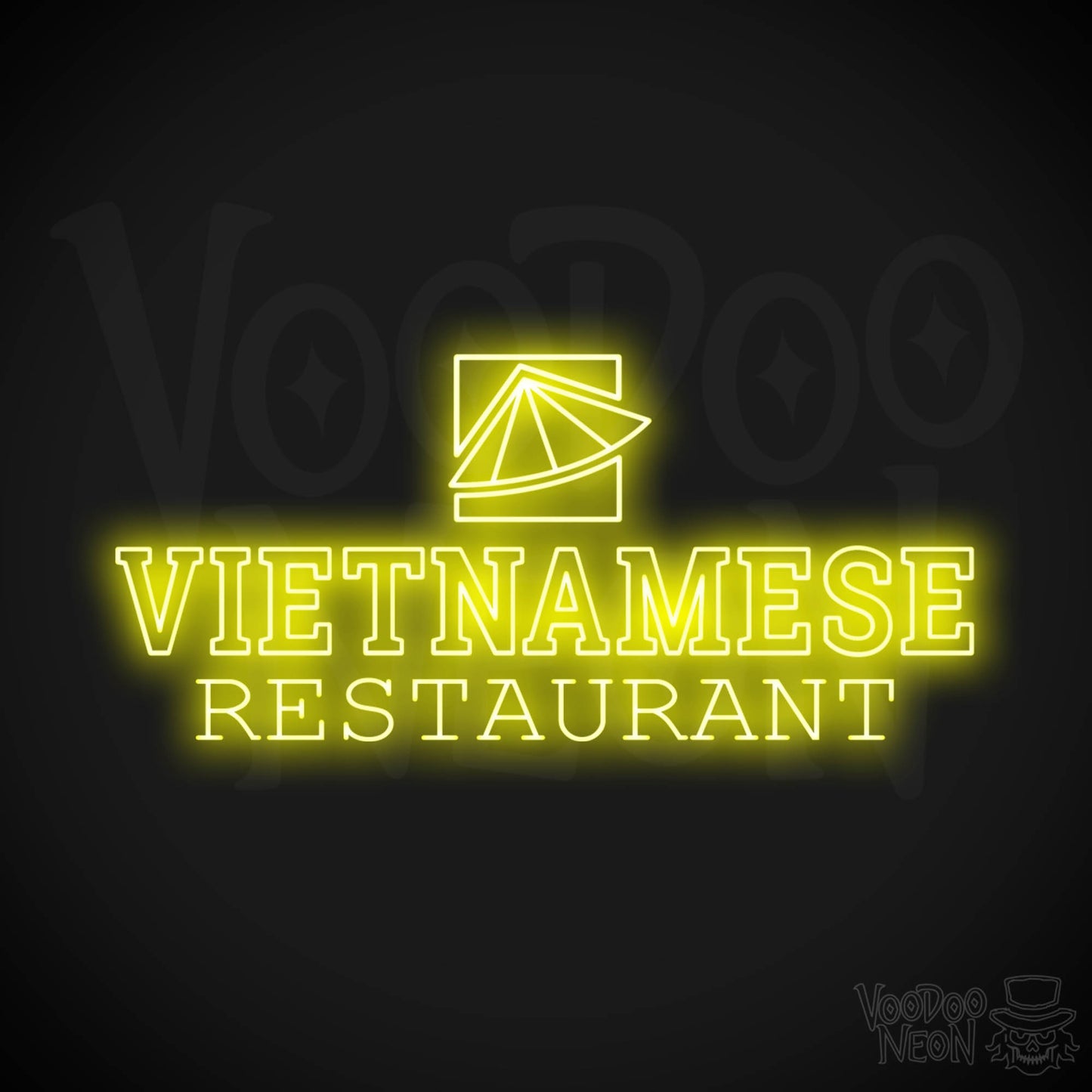 Vietnamese Restaurant LED Neon - Yellow
