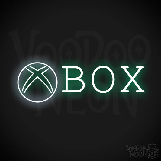 XBOX Neon Sign - Neon XBOX Sign - XBOX Decor - Color Multi-Color