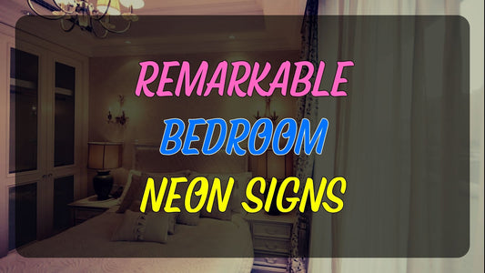Bedroom neon signs - 12 awesome decor ideas