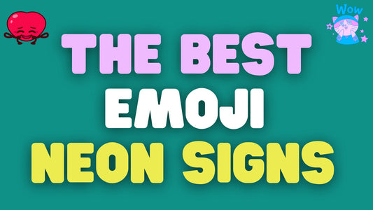 The Best Emoji Neon Signs for Funny Decor
