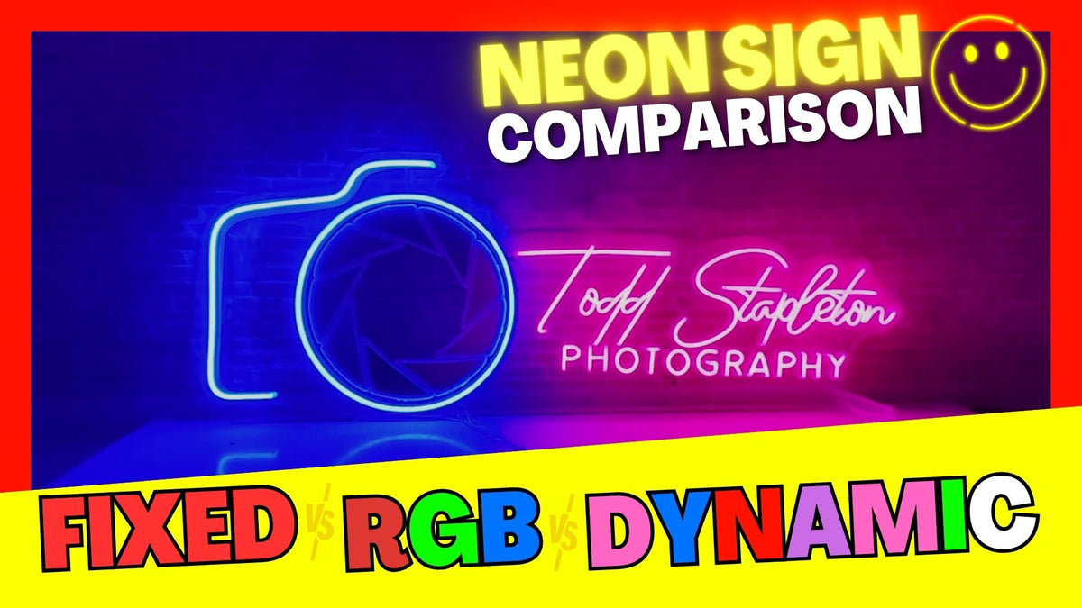 Neon Fixed Fixed Color vs RGB vs Dynamic Neon Signs - Pro Guide - Voodoo Neon