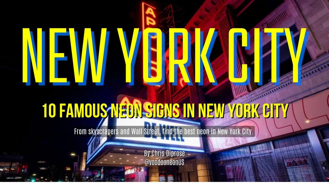 10 Most Iconic Neon Signs In New York City