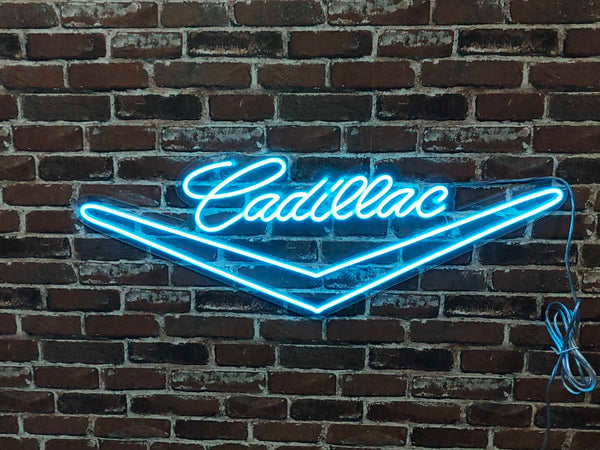 Cadillac neon sign
