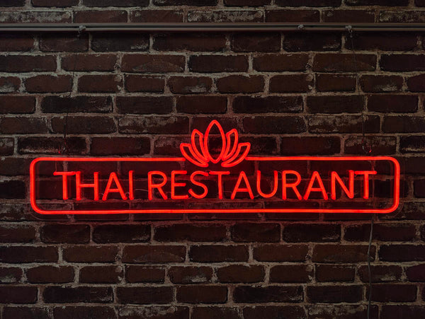 Live working  neon sign for Thai Restaurant