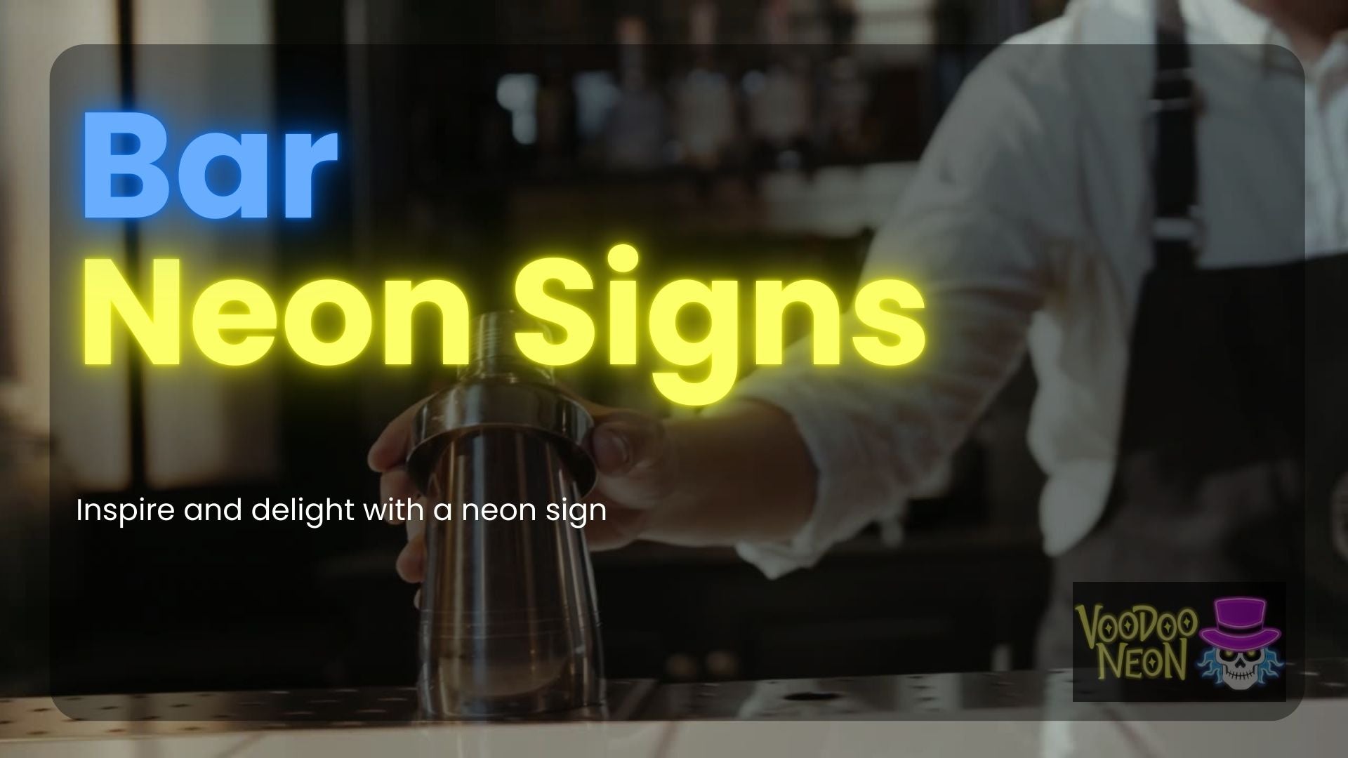 Load video: Bar Neon Signs - Professional Neon Decor for Bars