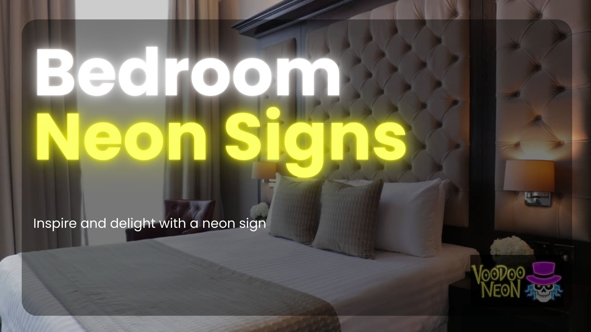 Load video: Bedroom Neon Signs - Professional Lighting Decor for Bedrooms