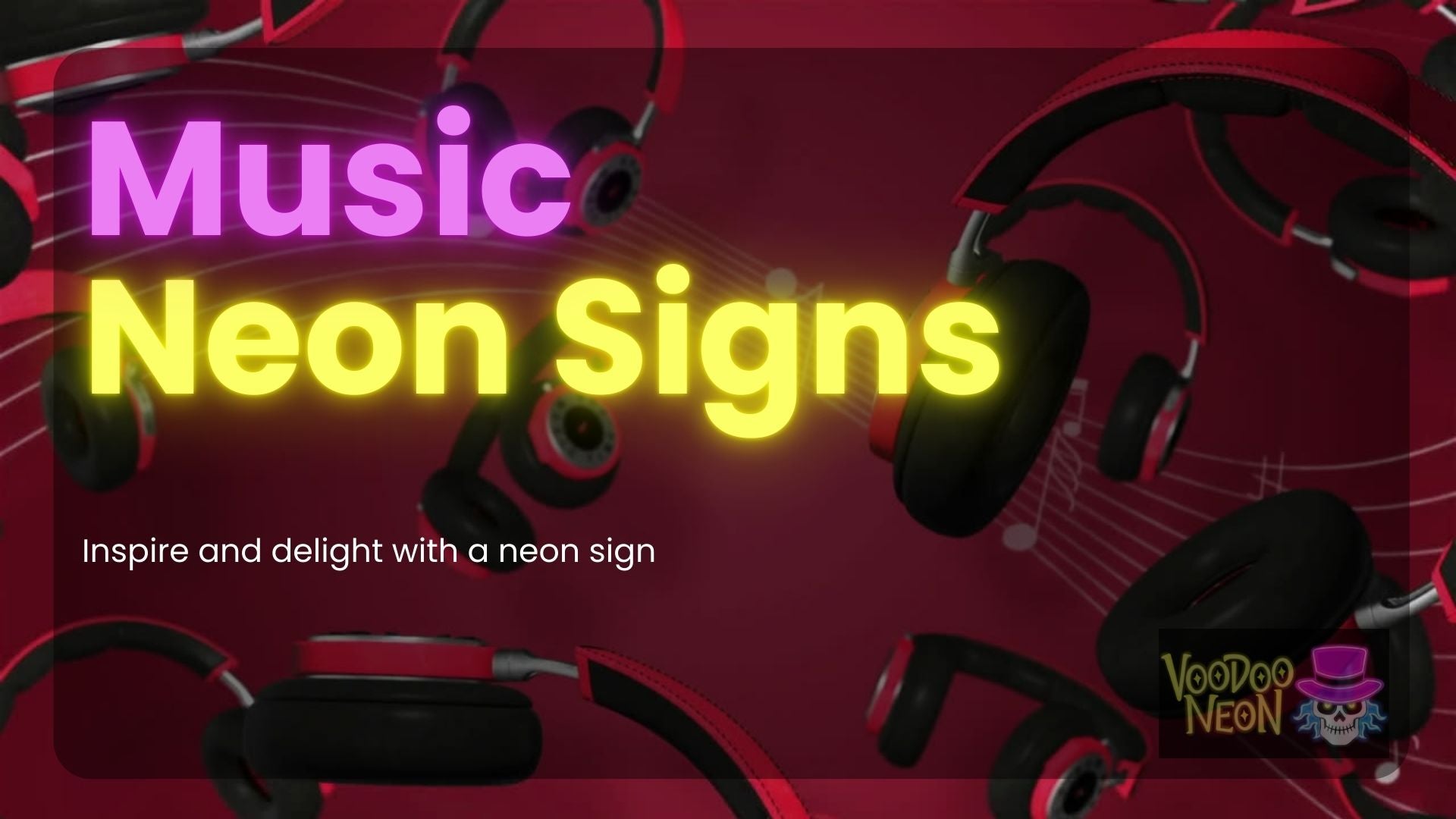 Load video: Music Neon Signs - Professional Neon Decor for Fans of Music