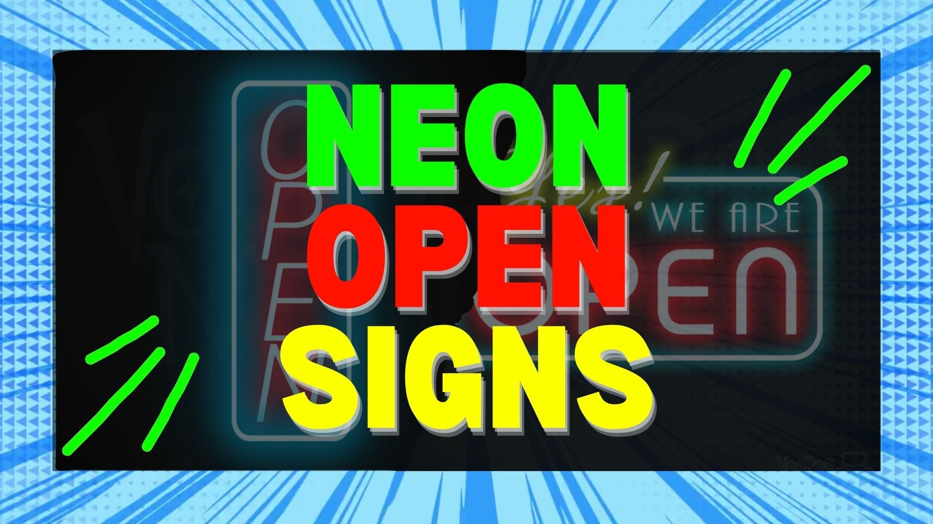 Load video: Neon Open Signs for Business - Bright &amp; Loud